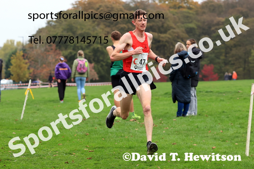 Senior Mens relay, 2025 Northern Cross Country Relays, Graves Park, Sheffield. Photo: David T. Hewitson/Sports for All Pics
